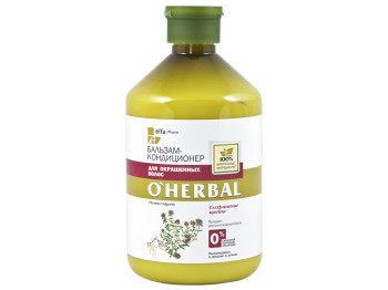 Органический бальзам-кондиционер O’Herbal для окрашенных волос 500мл