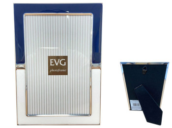 Фоторамка EVG Onix, 10x15см, синьо-білий, 6900068846401