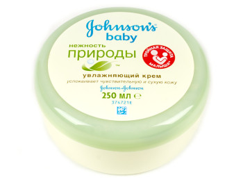 Крем детский Johnson's Baby "Нежность природы" увлажняющий 250мл