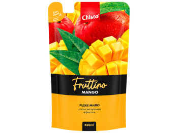 Мыло жидкое Chisto Fruttino Mango, 450мл