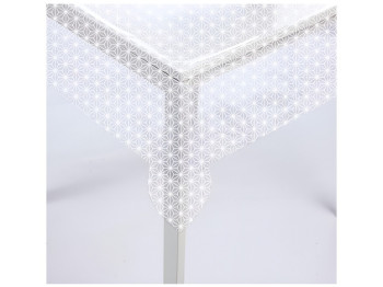 Клеенка France, ПВХ, силикон, 1,35×30м, дизайн геометрический узор