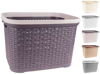 Корзина PlastArt ротанг прямоугольная 45x35x31см 35л
