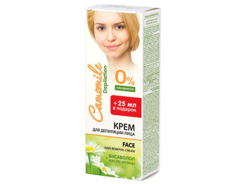 Крем для депиляции лица Camomile 75 мл