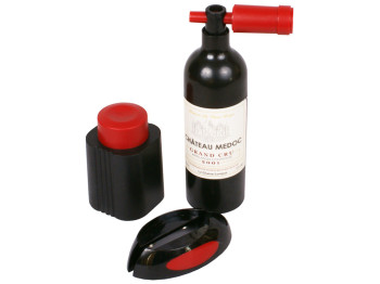 Винный набор (штопор, нож для срезания оплетки, вакуумная пробка) 25,2см