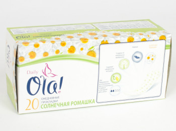 Прокладки "Ola" xx ежедневные "Ромашка" 20шт