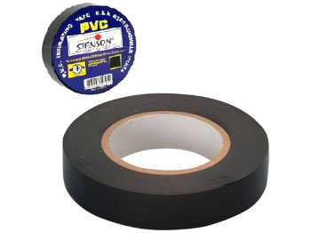 Изолента ПВХ 30м Stenson черная