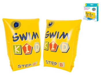 Надувные нарукавники с надписью Swim Kid 46091, 25 см, 2 воздушные камеры, SunClub