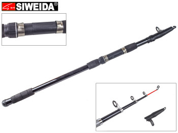 Спінінг Siweida "Tele Carp" скловолокно, 4 кілеця, 5-секційний 3,5м 150г