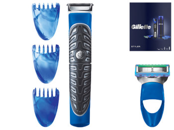 Набор подарочный Gillette электрический стайлер Styler 2506+гель д/бритья Fusion UltraSens 200мл
