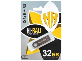 USB флеш-накопичувач Hi-Rali Shuttle 32gb, Чорний