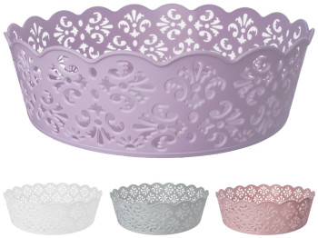 Корзинка ажурная 22х22х6,5см 84510-L