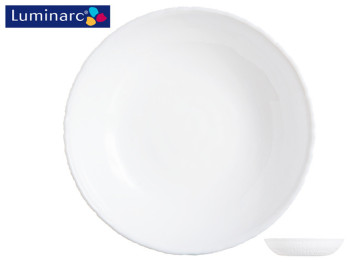Тарелка суповая Luminarc AMMONITE WHITE 21,2см 97947