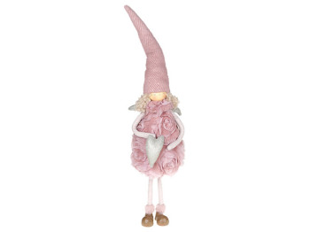 Декоративная фигура Девочка - ангел, 60см, цвет - розовый