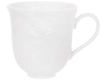 Чашка Chateau Blanc Collection, порцелянова, біла, 400 мл
