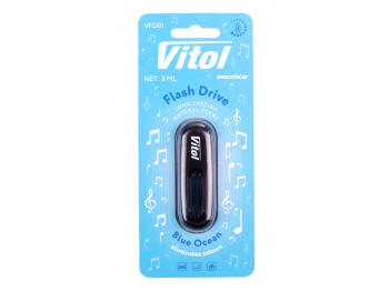 Освежитель воздуха Vitol Flash Drive Blue Ocean, флеш-дизайн