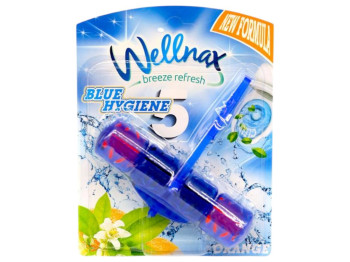 Туалетний блок Wellnax Blue Hygiene, з ароматом цитрусових, 50г