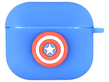 Футляр для навушників AirPods 3 Funny, 12, Cap America