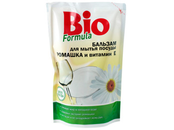 Бальзам для миття посуду BIO Formula "Ромашка і вітамін Е" дойпак 500мл