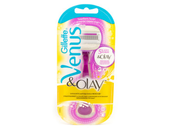 Бритва з 2 змінними касетами Venus & Olay "Sugarberry"