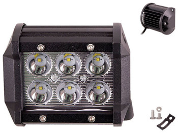 Фара рабочего света Pulso, WLP-21S6 SPOT, 6Led х 4W, 95х75х75мм, 10-30V, 24W, 6000K