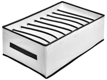 Коробка-органайзер для хранения белья, 9 отделений, 44х25х17см 