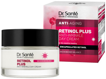 Крем для лица Dr. Sante Retinol Plus, дневной, с инкапсулированным ретинолом, 50мл