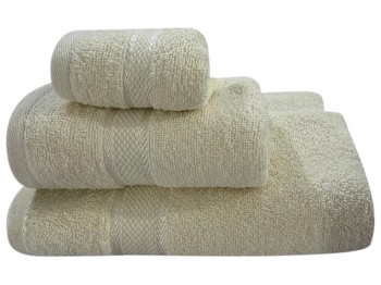 Рушник банний Soho Simple Cream, 50х90см, бавовна 100%, 8960069729552