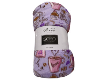 Плед Soho Coffee mood (тонкий), 200x230см, 6900068417854