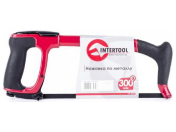 Ножовка по металлу 300мм обрезиненная рукоятка INTERTOOL HT-3306