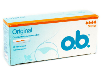 Тампоны O.b. Super 4капли 16шт