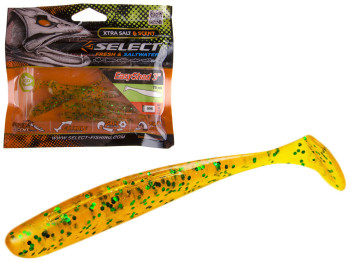 Приманка силиконовая виброхвост съедобная Select Easy Shad 3 col.006 75мм (цена за упаковку 5шт)