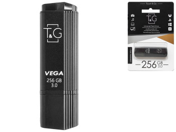 USB флеш-накопичувач 3.0 T&G 256gb Vega 121, колір чорний