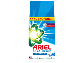 Стиральный порошок Ariel Аква-пудра Touch of Lenor, Прикосновение свежести Lenor, 8,1кг