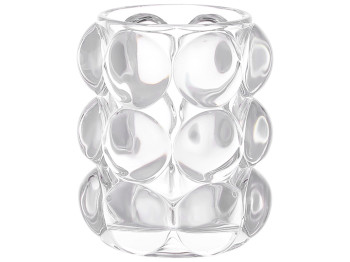 Подсвечник стеклянный Bauble, 10см, прозрачный