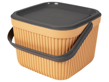 Корзина Herevin Peach с ручкой и крышкой, 7л, 8690070536091