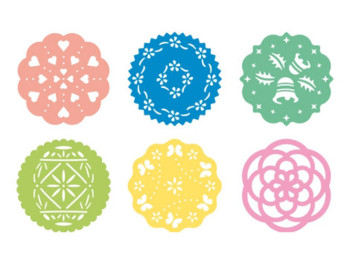 Трафареты для украшения DELICIA D21см (цена за набор 6шт) 41932