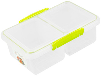 Судок 1 л прямоугольный двойной с прокладной Берлускони Твикс Консенсус