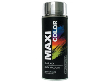 Лак-аэрозоль бесцветный MAXI COLOR матовый 400мл