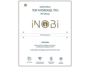 Гидро-гель плёнка iNobi Notebook Gold Edition HD Glossy NG-001 50 штук Цвет Прозрачный
