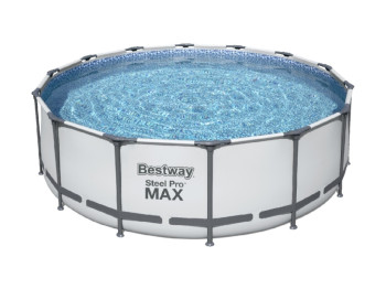 Басейн каркасний круглий Steel Pro MAX. Bestway 5612Z