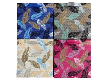 Пакет подарочный бумажный Feathers M, 26x32x10см