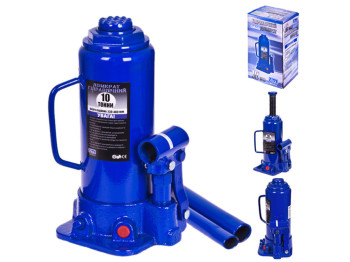 Домкрат гидравл. телескоп 10т короб. min 230мм - max 460 мм (T91004/N42162) 7кг