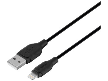 Кабель USB Borofone BX42 Silicone Lightning Колір Чорний