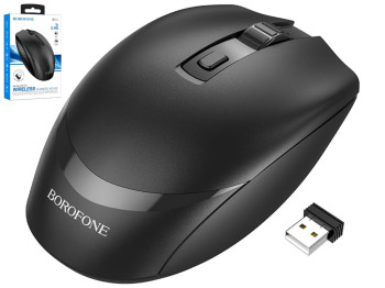 Бездротова Миша Borofone BG7, колір Чорний