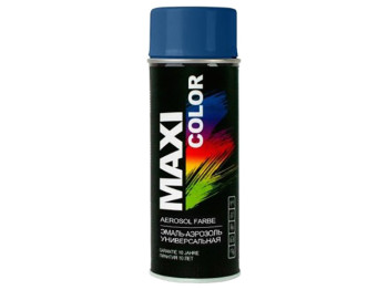 Эмаль аэрозольная универсальная декоративная MAXI COLOR темно-синий 400мл