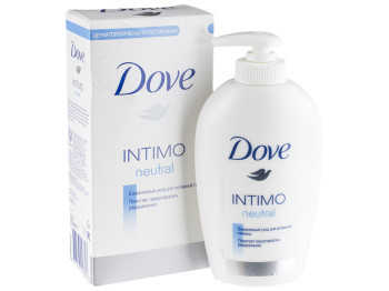 Засіб косметичний для інтимної гігієни Dove Body Care Intimo Neutral щоденне 250мл