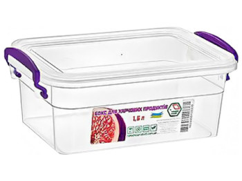 Контейнер пищевой с ручками 1,6л, 14,6x22x9см, NP-13