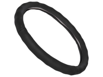 Чехол для руля 396 L (39-41см) черный БО перфорированная кожа