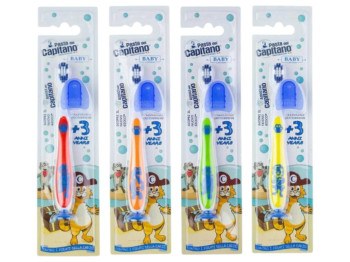 Зубная щетка Pasta del Capitano Baby 3+, мягкая щетина, нейлон и пластик (цена за 1шт)