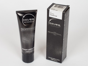 Крем-краска для обуви в тюбике Silver PRO (натуральный цвет) 75мл